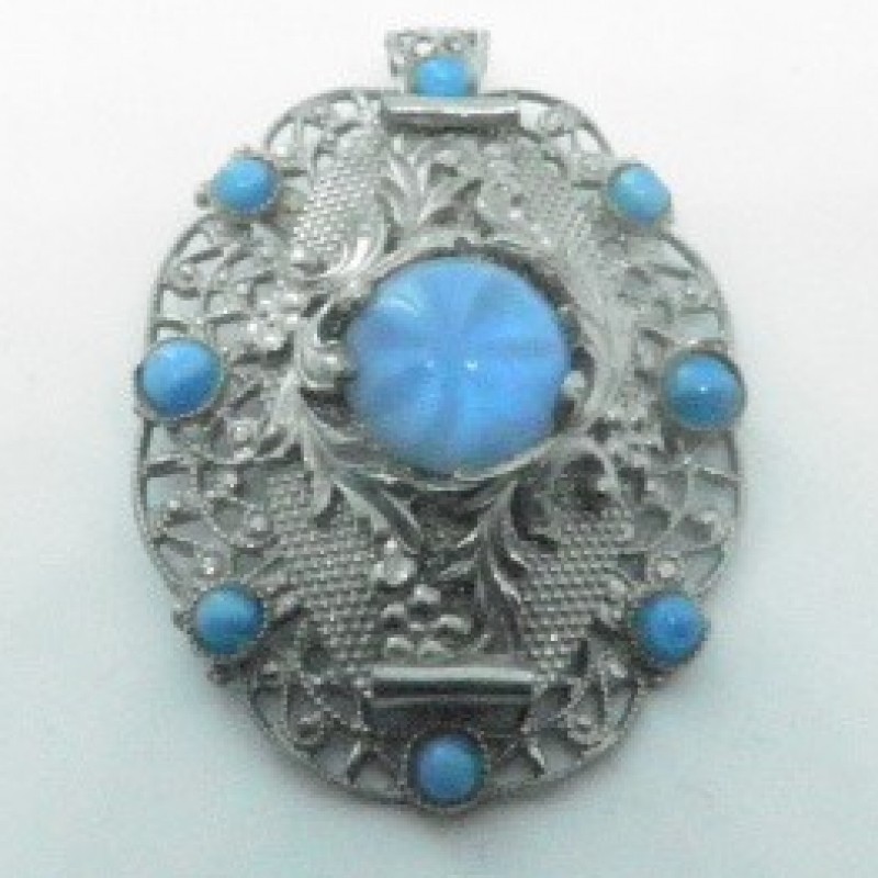 Blue Silver pendant