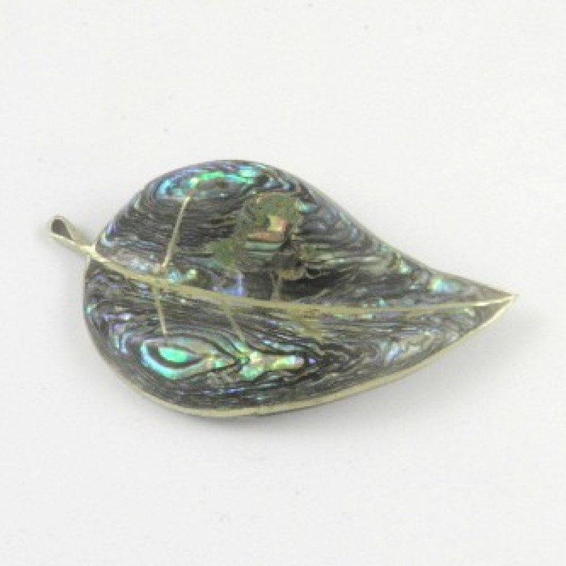 Sterling Leaf Pin